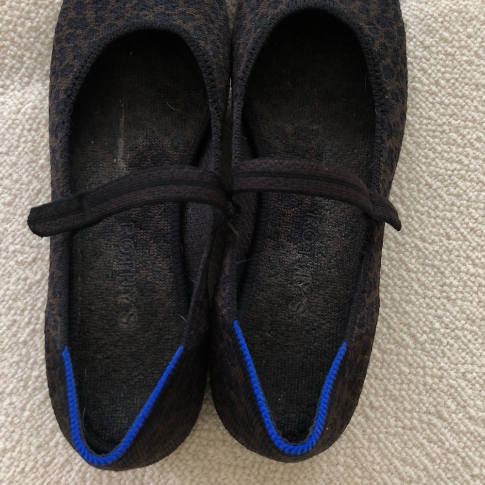 rothy’s leopard print mary jane ballet flats - Picture 5 of 7